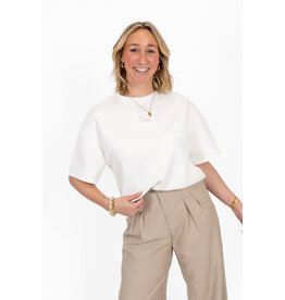 21Jewelz Boxy shirt met tekst "Ciao" - wit