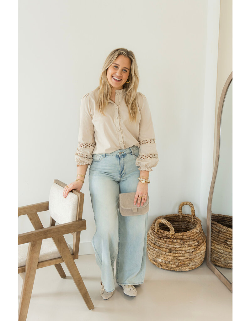 21Jewelz Basic stretch wide leg jeans super stretch