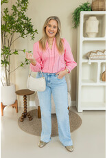 21Jewelz Blouse met open details - koraal