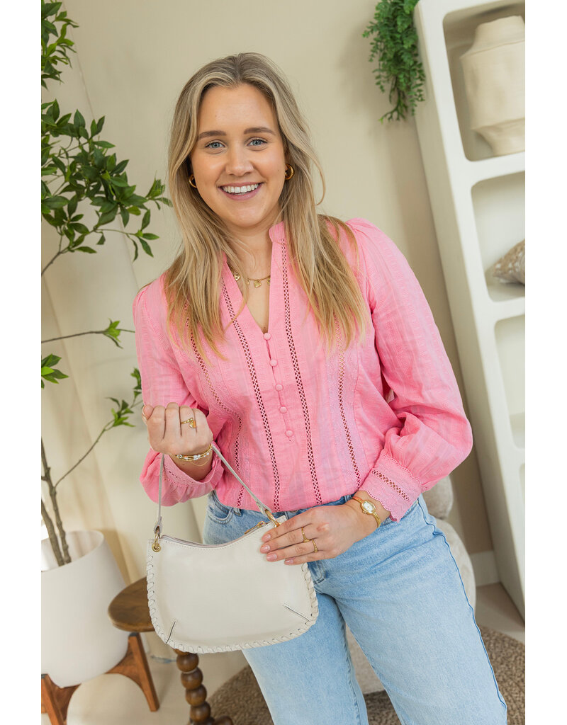 21Jewelz Blouse met open details - koraal