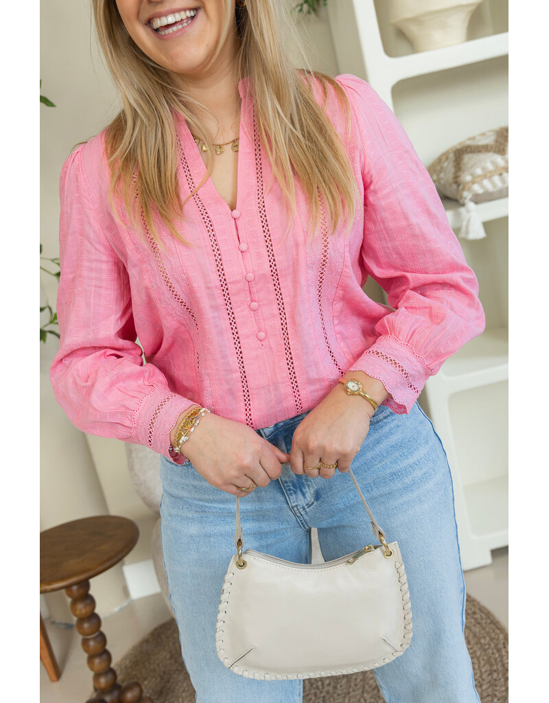 21Jewelz Blouse met open details - koraal