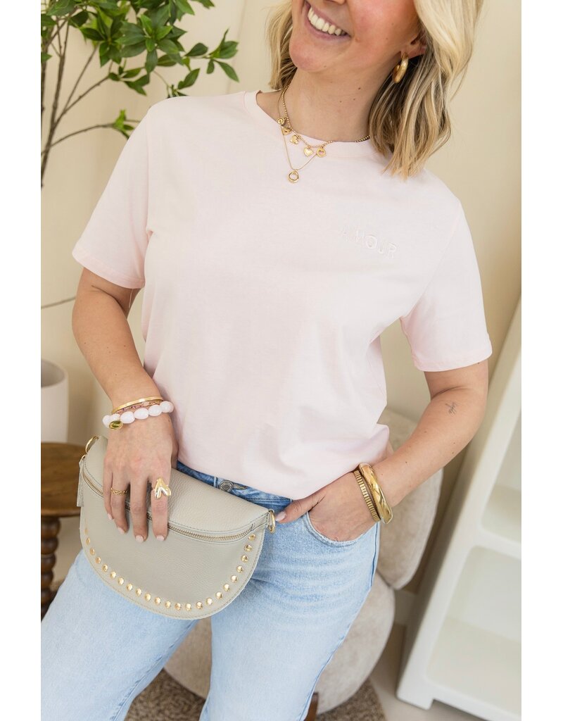 21Jewelz T-shirt amour - roze