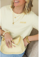 21Jewelz T-shirt amour - geel