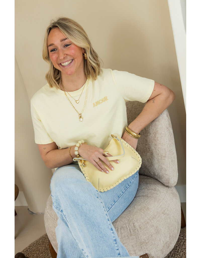 21Jewelz T-shirt amour - geel