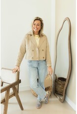 21Jewelz Korte trenchcoat - beige