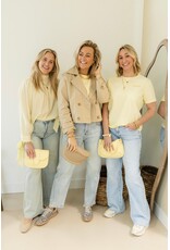 21Jewelz Korte trenchcoat - beige