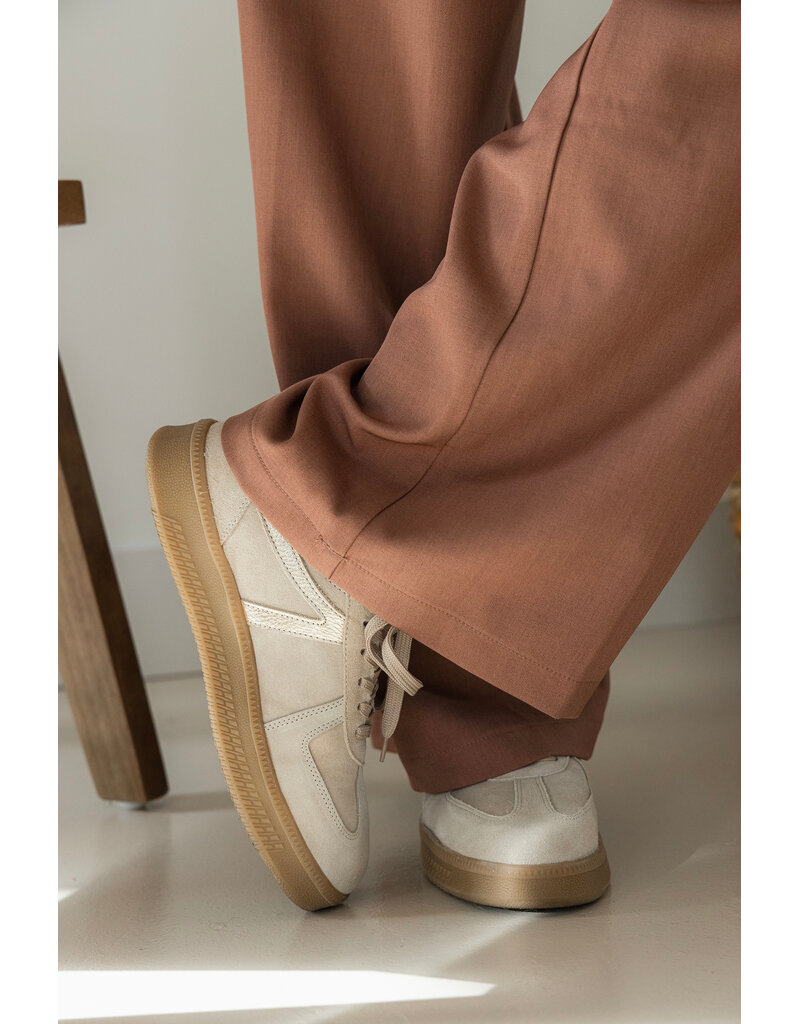 21Jewelz Pantalon met plooien extra long - oudroze