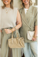 21Jewelz Overslag blazer met korte mouwen - lichtgroen