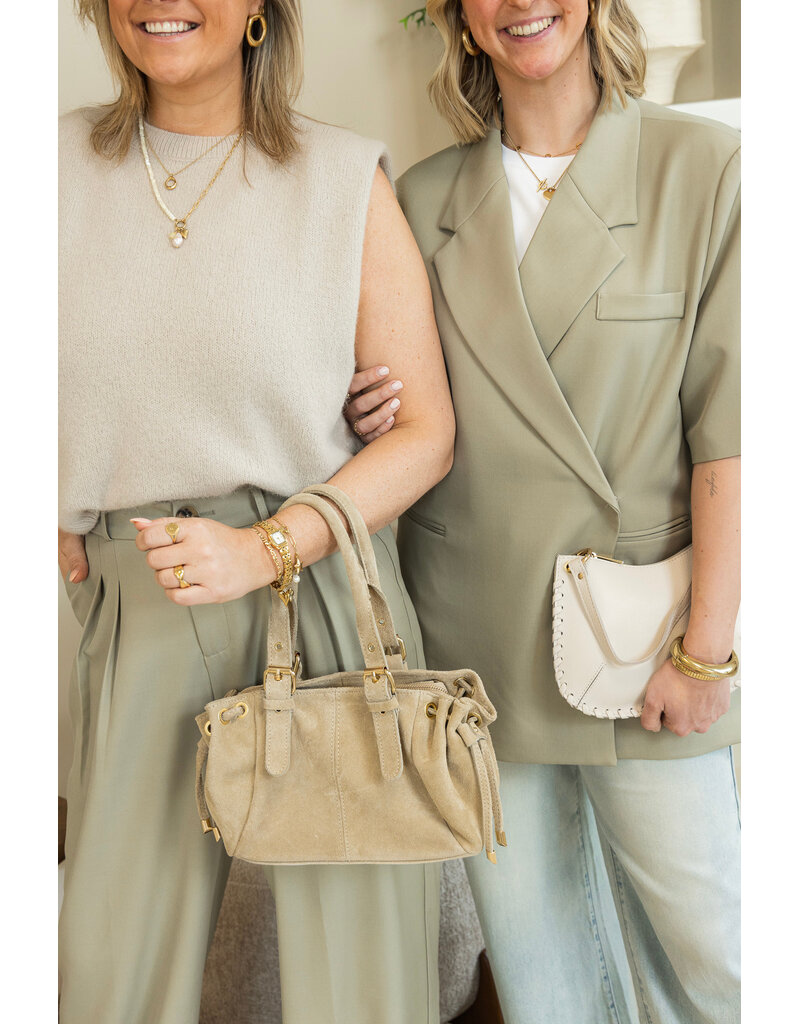 21Jewelz Overslag blazer met korte mouwen - lichtgroen