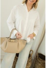 21Jewelz Blouse met overslag aan achterkant - wit