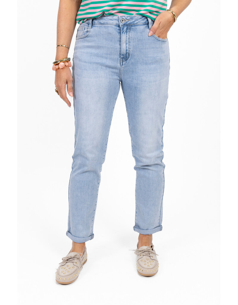 21Jewelz Mom jeans super stretch - lichtblauw