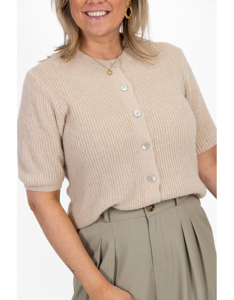 21Jewelz Vest met korte mouwen - beige