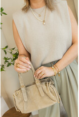 21Jewelz Wollige mouwloze top - beige