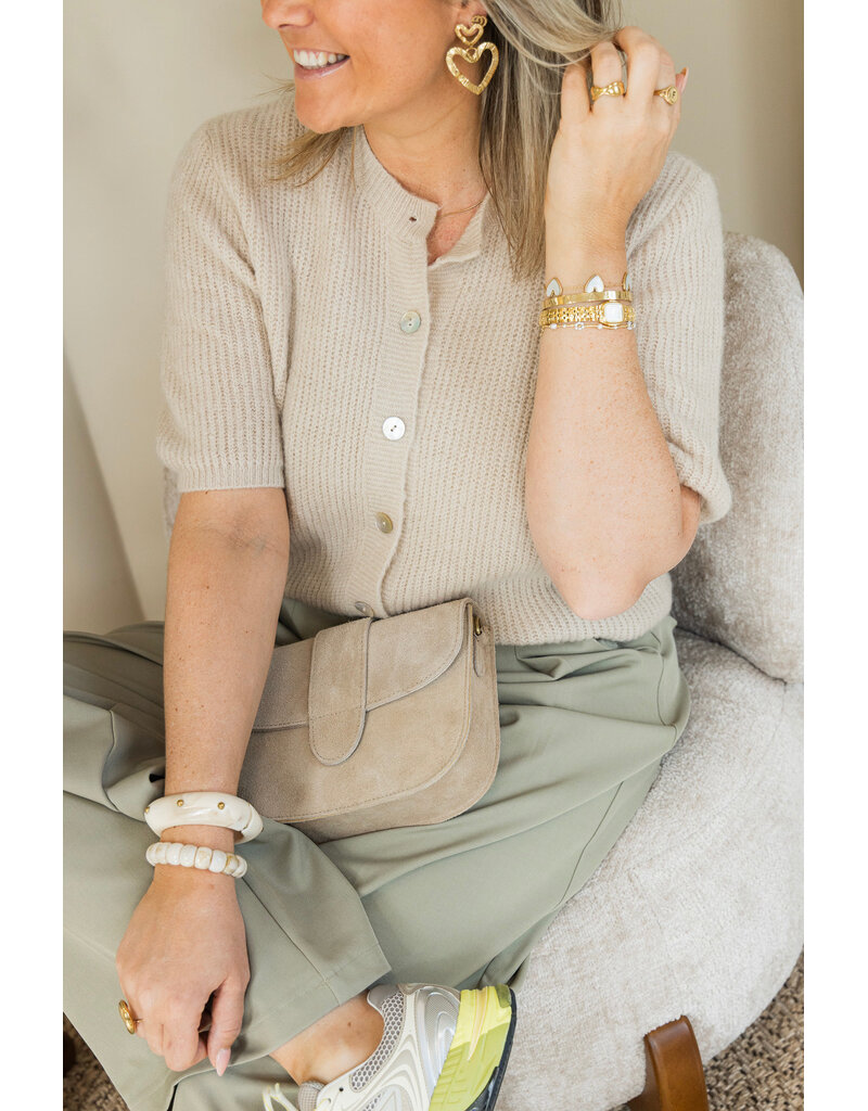 21Jewelz Vest met korte mouwen - beige