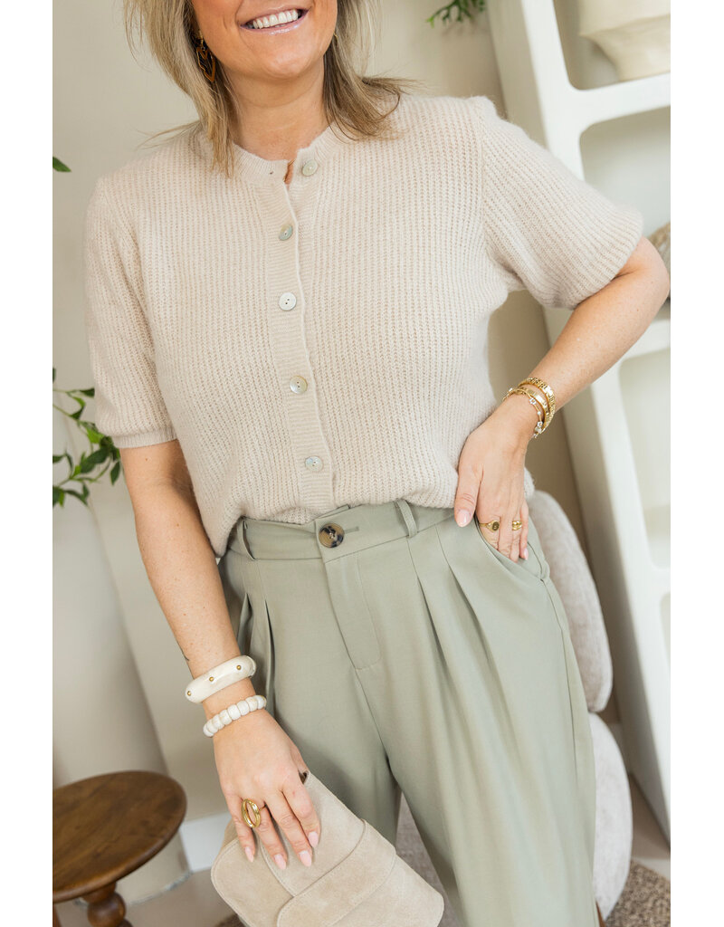 21Jewelz Vest met korte mouwen - beige