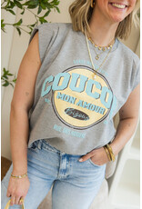 My Jewellery My Jewellery | Grijze top "Coucou"