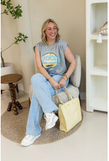 My Jewellery My Jewellery | Grijze top "Coucou"