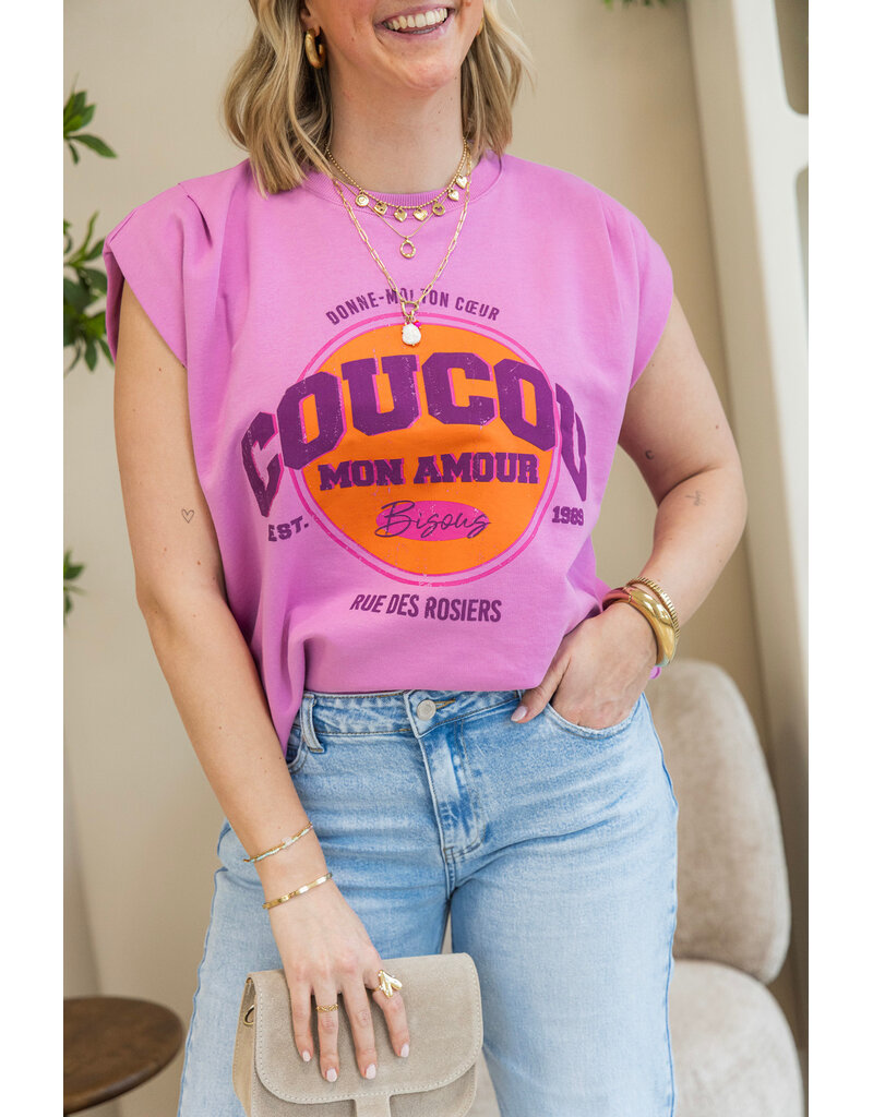 My Jewellery My Jewellery | Paarse top "Coucou"
