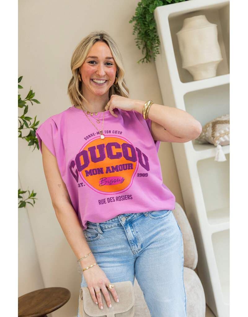 My Jewellery My Jewellery | Paarse top "Coucou"