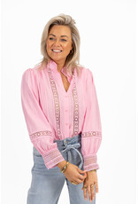 21Jewelz Kanten blouse - roze