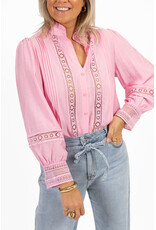 21Jewelz Kanten blouse - roze