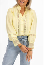 21Jewelz Kanten blouse - geel