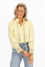 21Jewelz Kanten blouse - geel