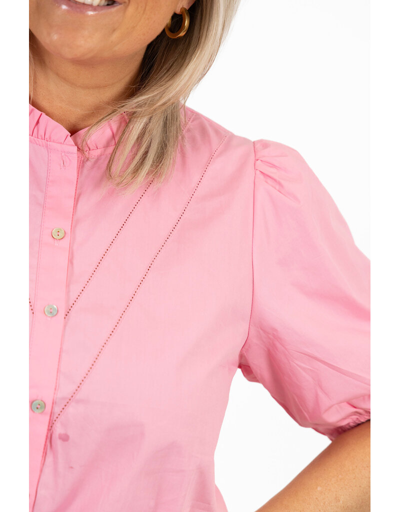 21Jewelz Pofmouw blouse - roze
