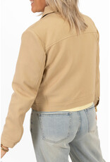 21Jewelz Kort effen jasje met zakken - beige