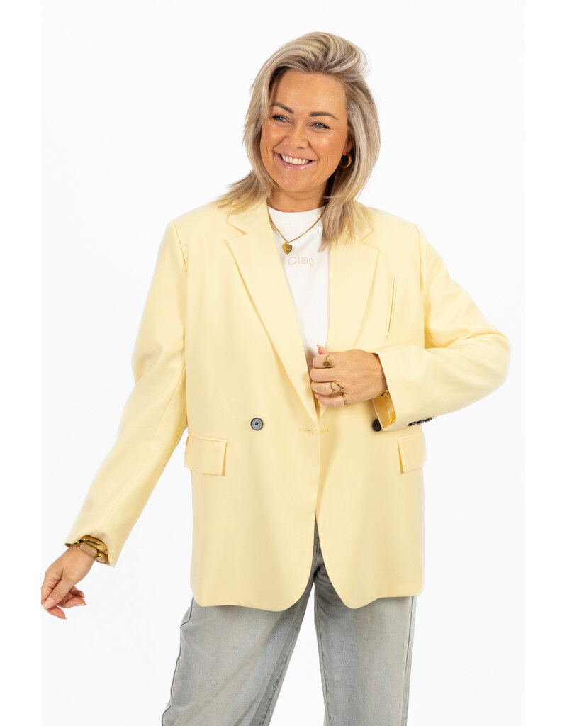21Jewelz Oversized blazer - geel