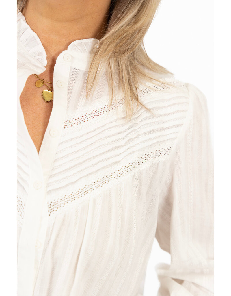 21Jewelz Witte blouse met details