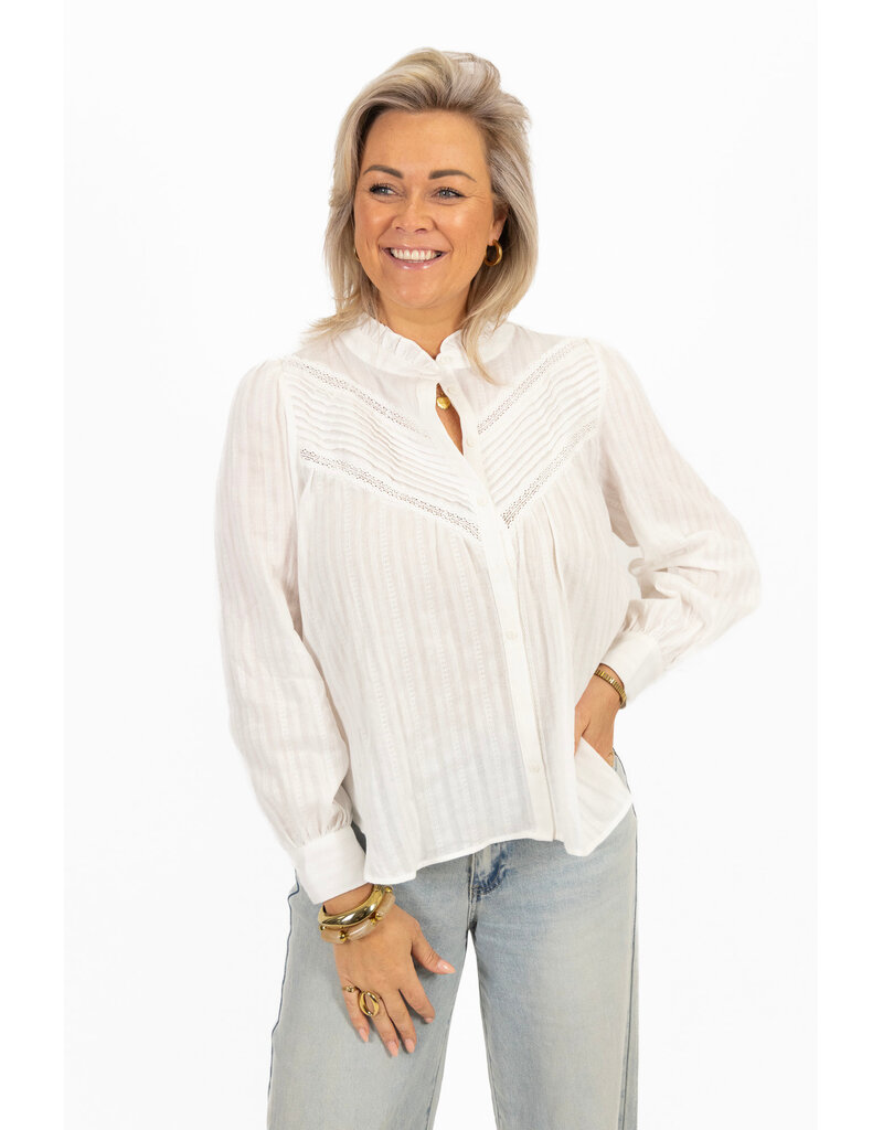21Jewelz Witte blouse met details