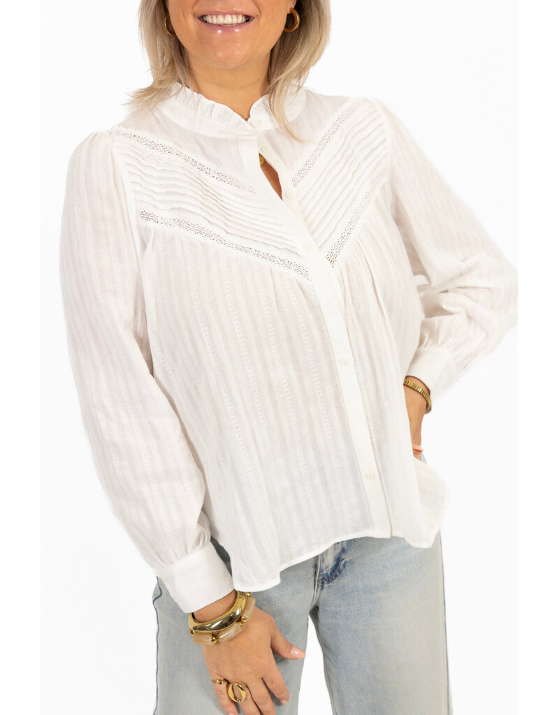 21Jewelz Witte blouse met details