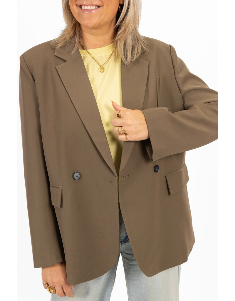 21Jewelz Oversized blazer - taupe