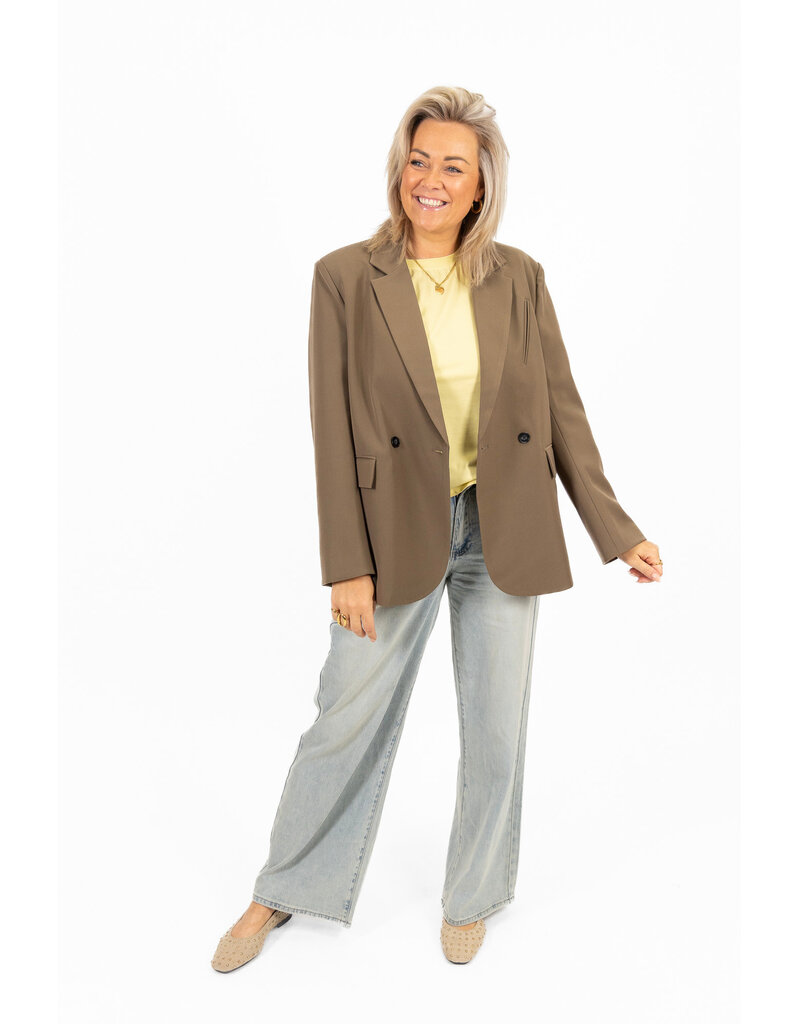21Jewelz Oversized blazer - taupe