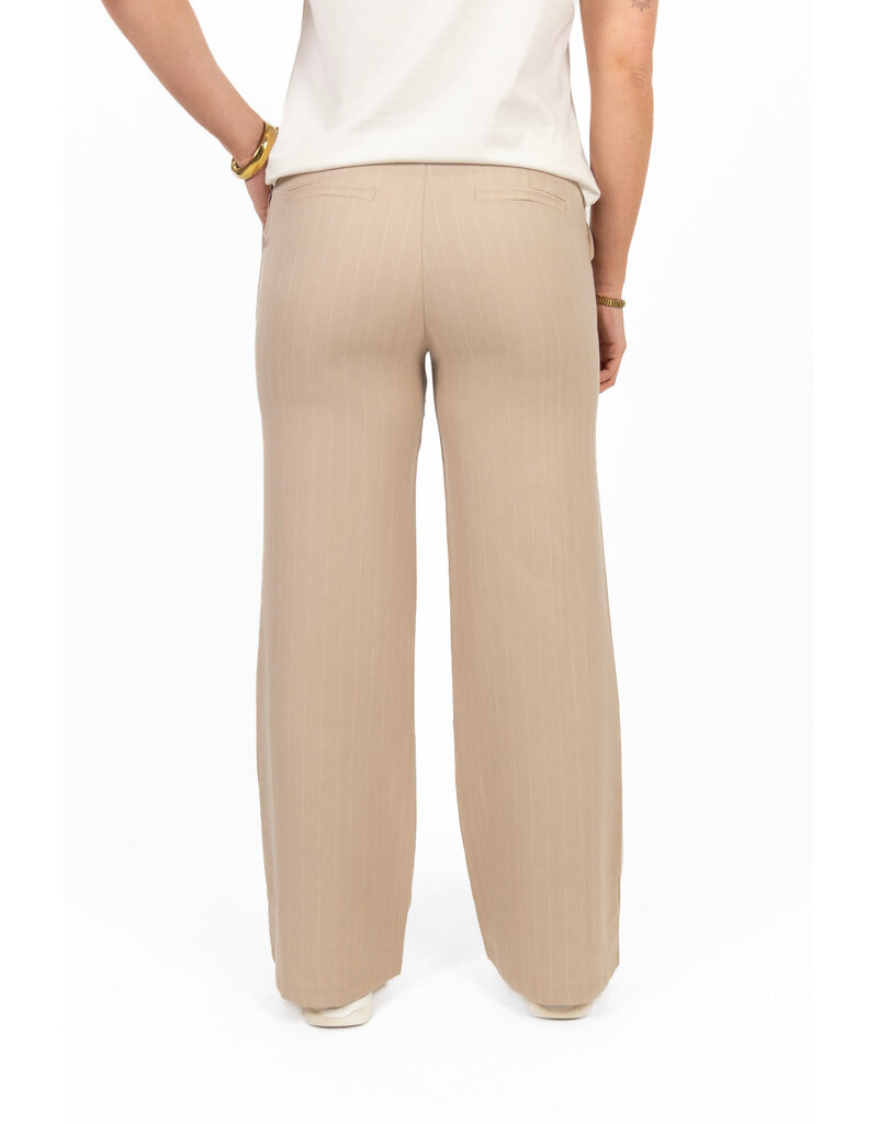 21Jewelz Pantalon met krijtstreep - beige