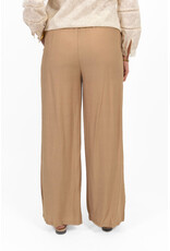 21Jewelz Soepelvallende broek met elastiek - beige