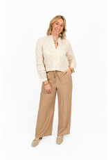 21Jewelz Kanten blouse met bloemetjes -  ecru