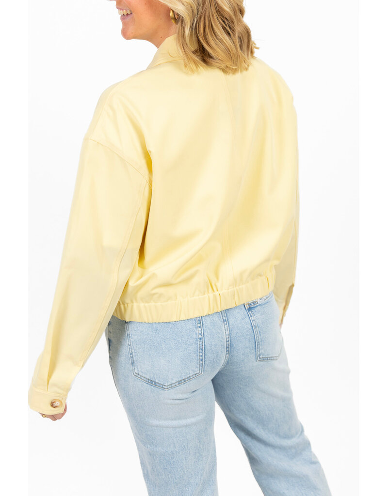 21Jewelz Gele bomber met kraagje