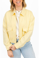 21Jewelz Gele bomber met kraagje