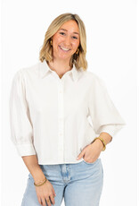 21Jewelz Basic cropped blouse - wit