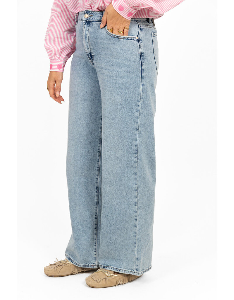 21Jewelz Basic stretch jeans - denim blauw