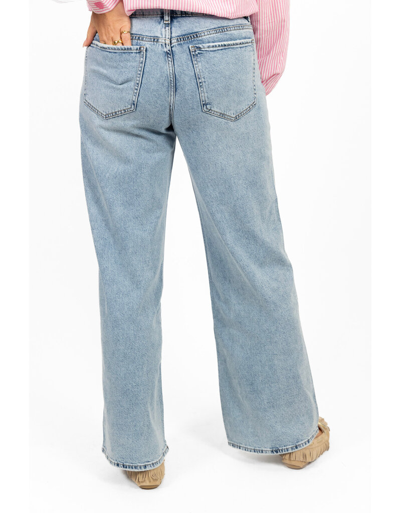 21Jewelz Basic stretch jeans - denim blauw