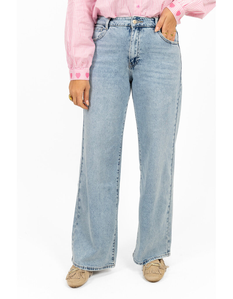 21Jewelz Basic stretch jeans - denim blauw