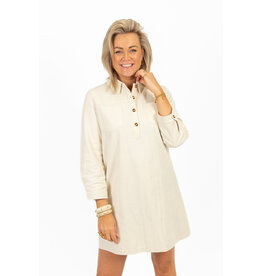 21Jewelz Beige denim jurkje met zakken