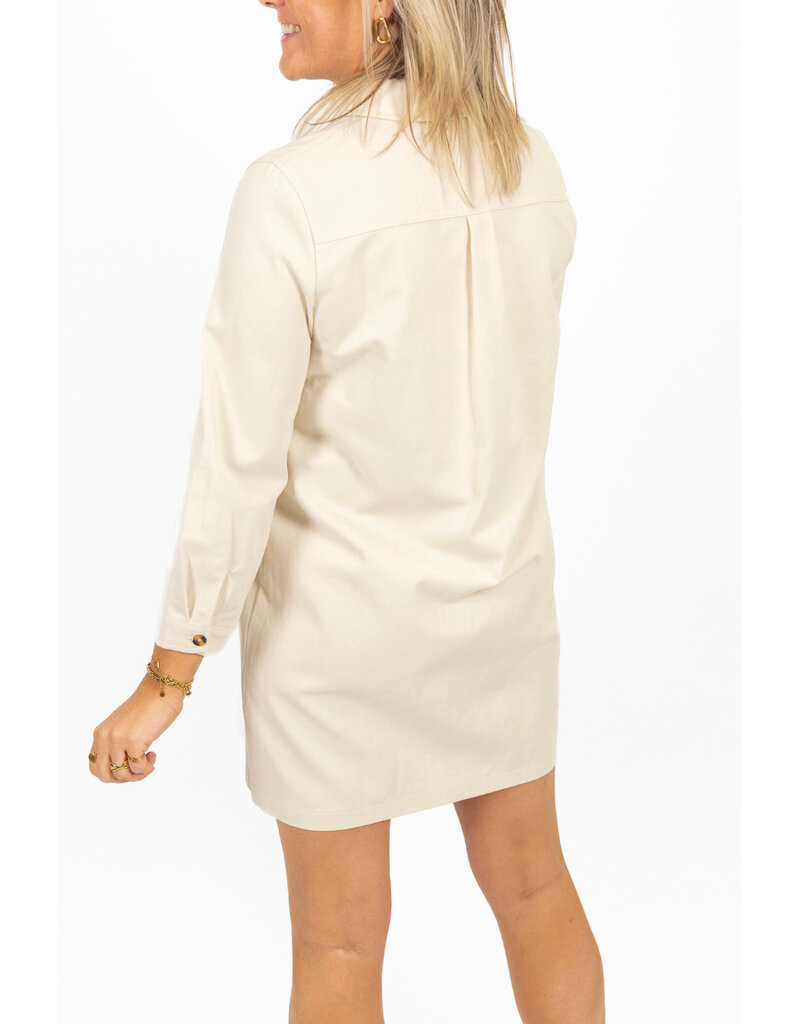 21Jewelz Beige denim jurkje met zakken