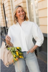 21Jewelz Basic cropped blouse - wit