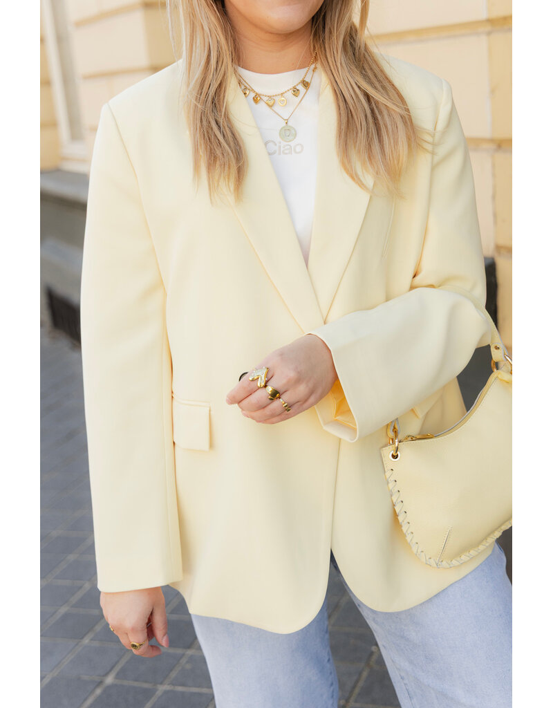 21Jewelz Oversized blazer - geel