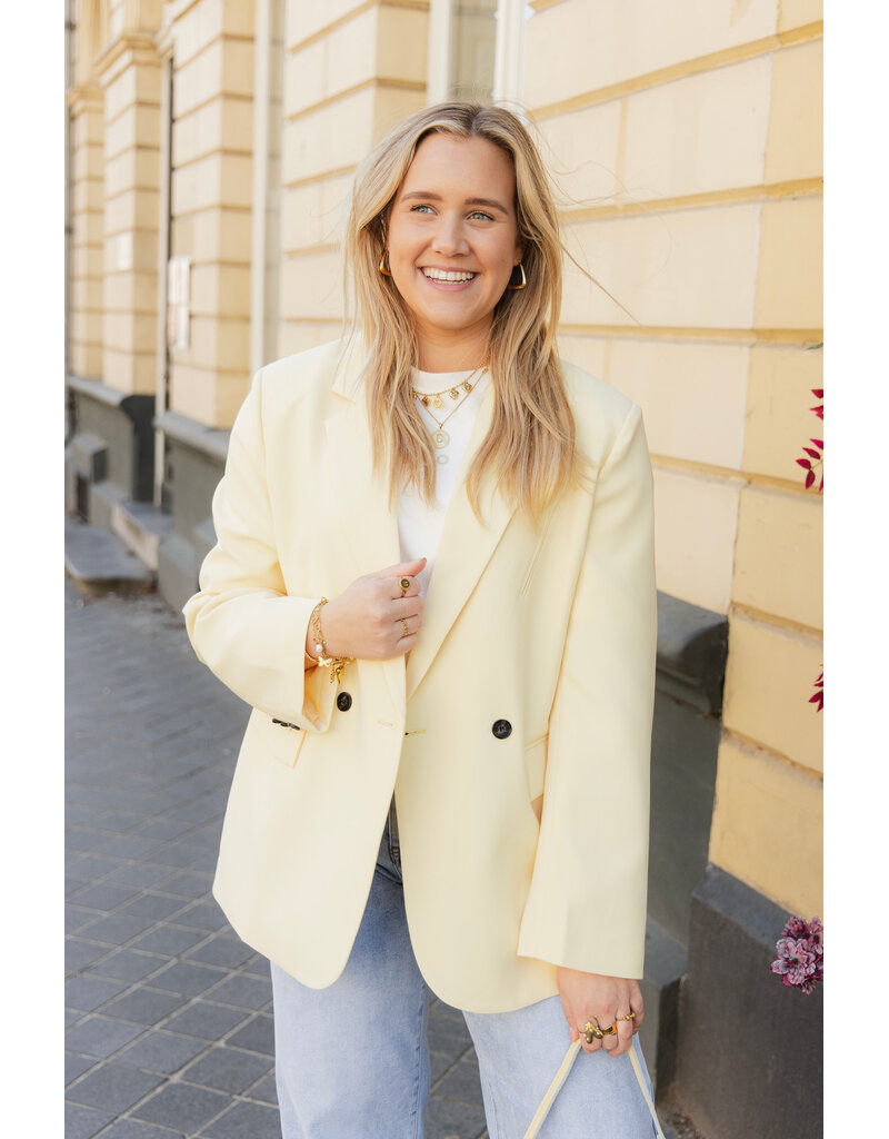 21Jewelz Oversized blazer - geel