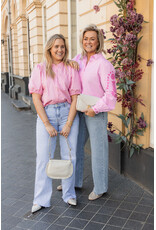 21Jewelz Pofmouw blouse - roze
